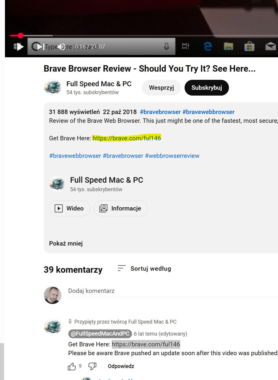 Brave Browser - między prywatnością a kontrowersjami (część 2)