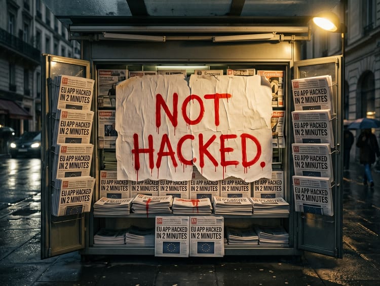 Apka EU do weryfikacji wieku nie została zhakowana.